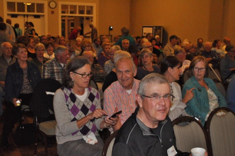 It was a full house in the Live Oak Hall at the Lake House with more than 130 SIB members and guests - Ed Konrad